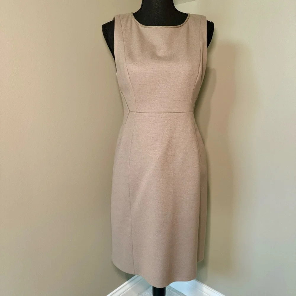 Elie Tahari exclusively for Nordstroms brown sheath dress size 6